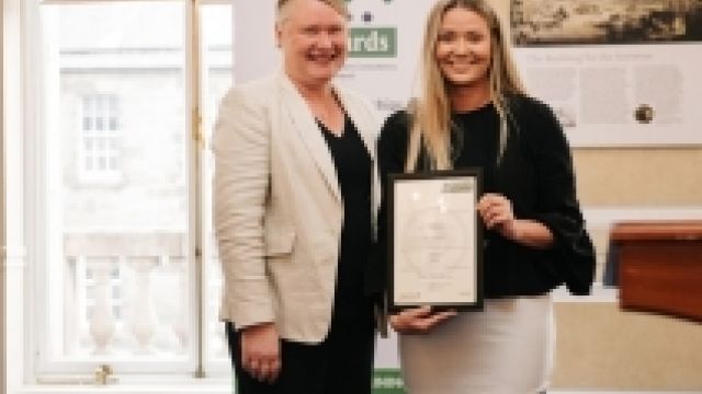Julia has worked extremely hard, supported by Pauline from Rewards Training.